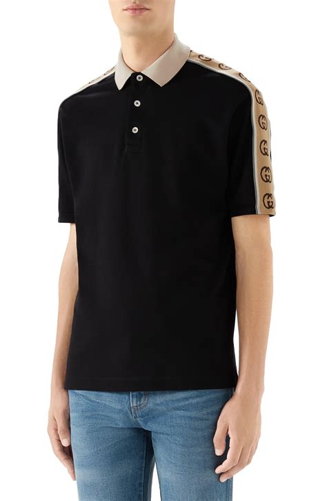 gucci striped shirt black and white